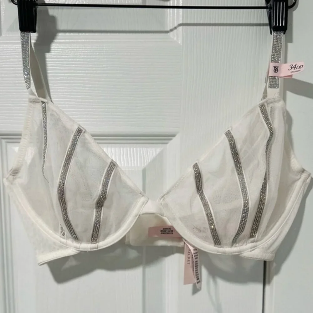 Victoria Secret Collection coconut white Shine Strap Set  NWT - Picture 10 of 10